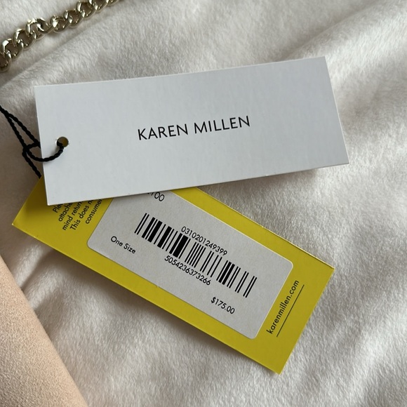 NEW ⭐️Karen Millen suede clutch or crossbody - Picture 7 of 7